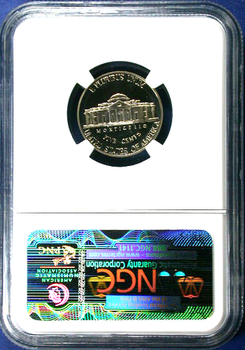 2000 S 5C Jefferson Nickel NGC PF 69 Ultra Cameo - Picture 3 of 4