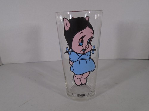 1973--LOONEY TUNES PETUNIA PIG--PEPSI PROMO GLASS (LOOK) COLLECTOR SERIES - Picture 4 of 4