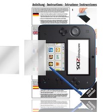 6x pellicole protettive display per Nintendo 2DS pellicola protettiva trasparente pellicola display