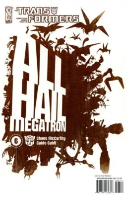 TRANSFORMERS ALL HAIL MEGATRON #6 COVER B Trevor Hutchinson IDW PUBLISHING 2008