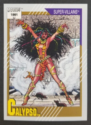 Calypso 1991 Superheroes Marvel Impel Card #83 (NM)