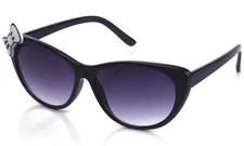 Hello Kitty Cat eyes Women Bow Sunglasses Girl Lady Party Fashion Style UV Lens