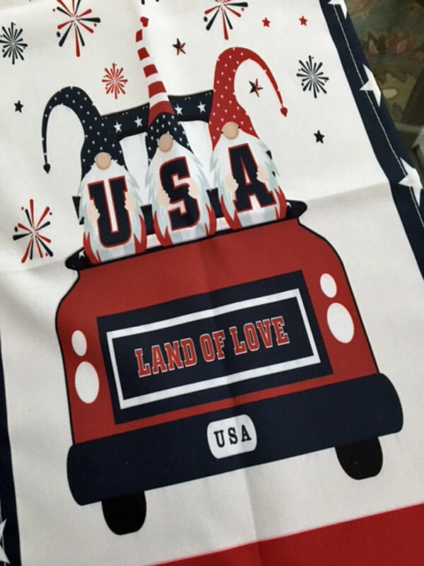 Fogos de artifício caminhão vermelho americano corredor de mesa 4 de julho 70 x 13 - Imagem 4 de 4