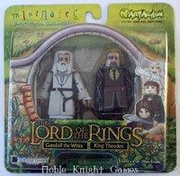 Diamond Select Action Figure Gandalf The White & King Theoden Box Mint Diamond Select Action Figure Gandalf The White & King Theoden Box Mint