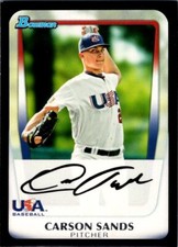 2011 Bowman Draft Picks & Prospects #BDPP105 Carson Sands Prospects