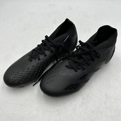 adidas Predator Accuracy.2 Firm Ground Soccer Shoes, Size 9 Women, 8 Men, Black