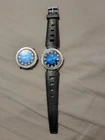 Rare Vintage Seiko #7005-8199 17 Jewels Blue Face Automoatic Men's Watch