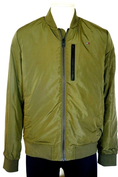 Tommy Hilfiger Herren Bomber Jacke, Oliv Tommy Hilfiger Eo/ Modern Bomber Jacket-image