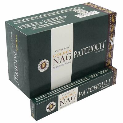 Vijayshree Golden Nag Patchouli Incense Sticks Export Quality AGARBATTI 180gm