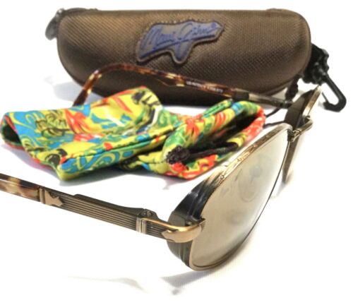 GAFAS DE SOL MAUI JIM MONARCH Monturas de Cobre con Lentes Polarizadas de Bronce MJ 156-18 - Imagen 6 de 10