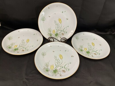 Stonegate ''SPRING BREEZE''  Germany ~ Set of 4 ~ Dinner Plates ~ 10''