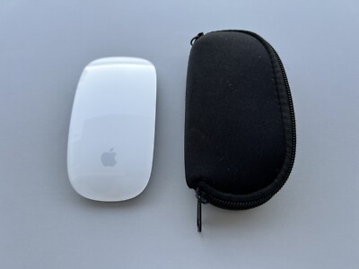 Apple Magic Mouse/Wireless Bluetooth/Laser/Multi-Touch Surface/White/A1296/Gen1