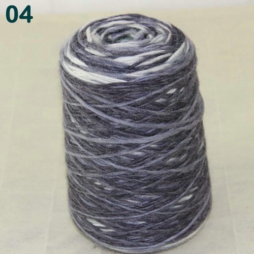 Vendita NUOVA 500g Filato Cono Scialle Grosso Scialle Sciarpa Lavorata a Mano Lana Arcobaleno Cashmere - Foto 21 di 47