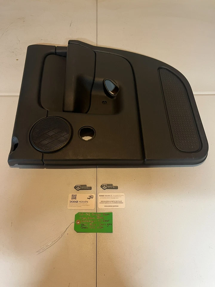 Panel de puerta trasera gris oscuro gris oscuro para pasajero Dodge Ram 1500 2500 3500 2002-2005 OEM Foto 3 de 4