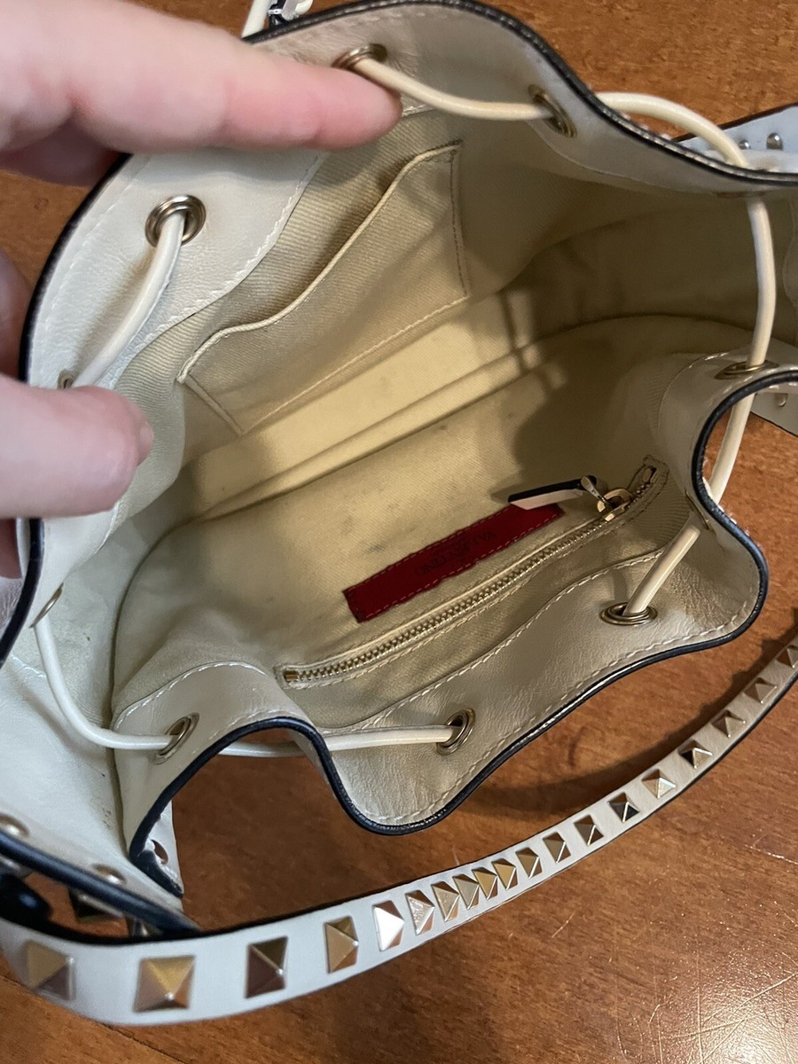 Valentino Rock Stud Leather Shoulder Bag Includes Dustbag | eBay