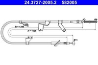 ATE 24.3727-2005.2 Seilzug, Feststellbremse FüR Suzuki