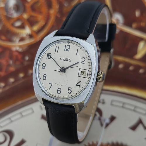 Orologio URSS RAKETA 2614.Н Orologio da polso meccanico vintage SOVIETICO 19 gioielli - Foto 6 di 24