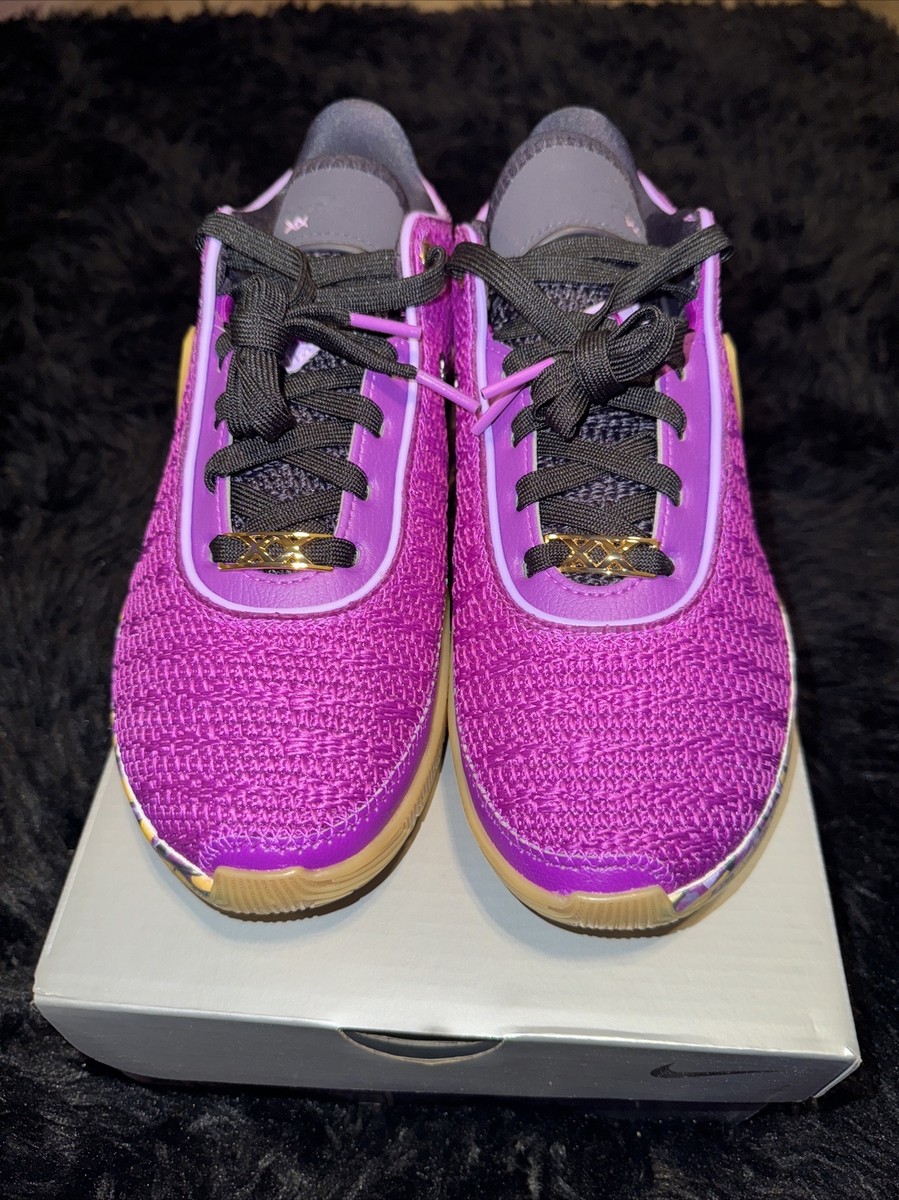 🔥 Nike Lebron XX SE (GS) Big Kids' Shoes Vivid Purple-Metallic