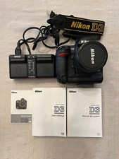 Nikon D3 12MP f/2.9x Digital SLR Camera w/Nikkor 24-120 mm lens charger/battery