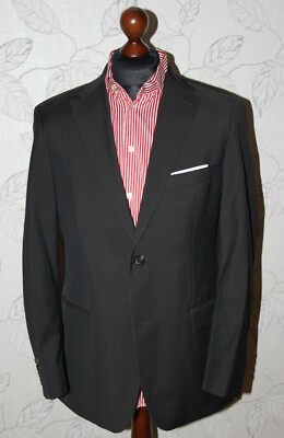 HUGO BOSS Pasini/Movie1 mens suit blazer jacket 100% wool Size UK 48 