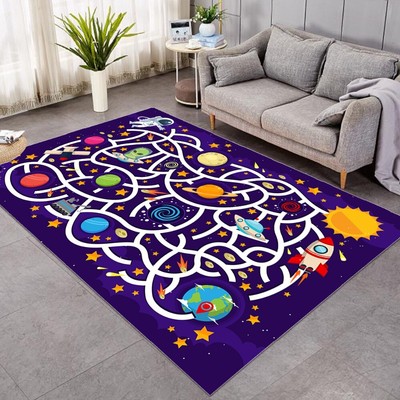 space rug nursery