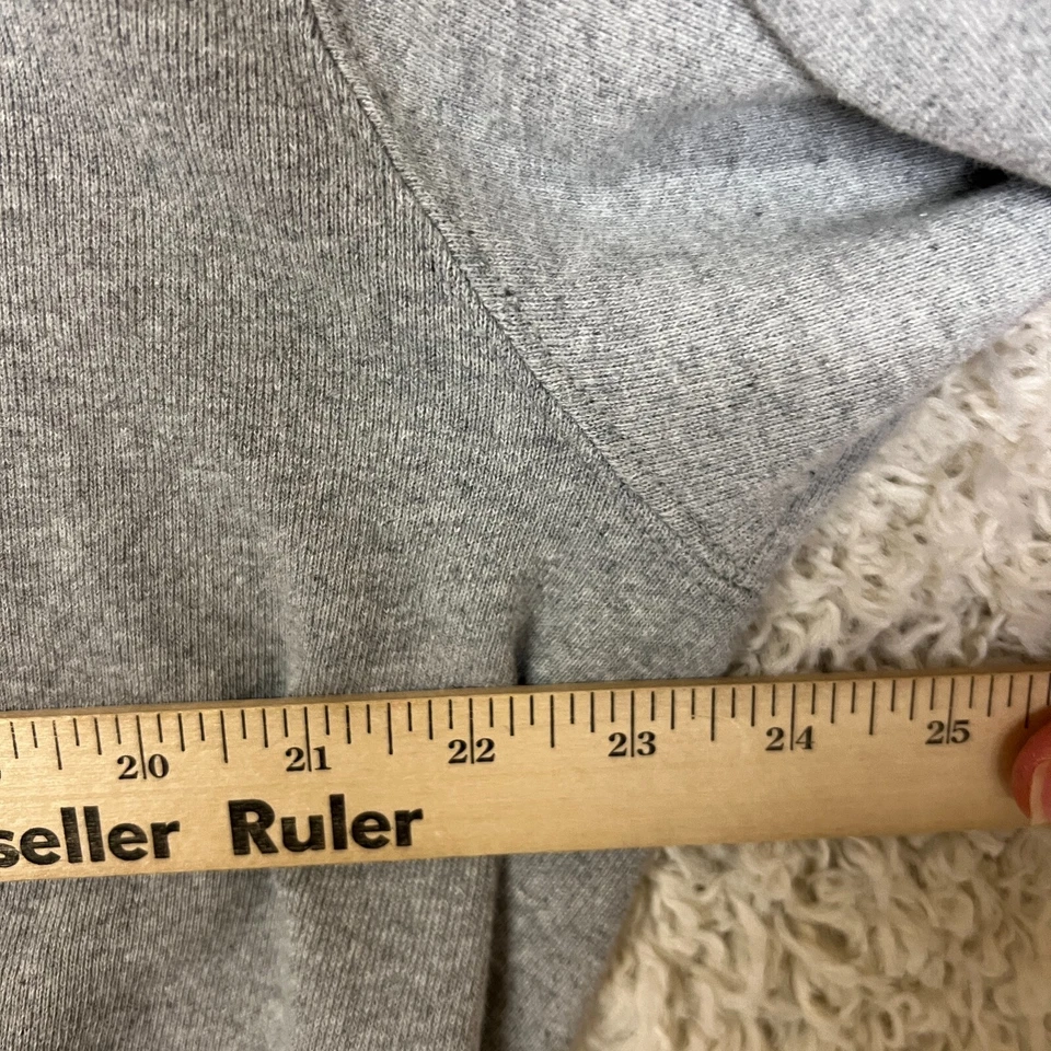 Vintage UCONN Crewneck Sweatshirt Adult XL Gray Purple Champion Reverse Weave - Image 3 of 4