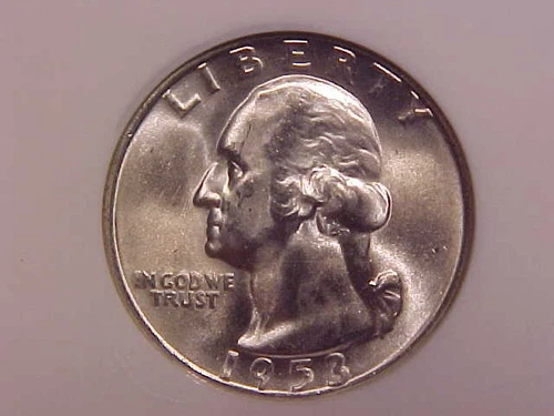 1953 S WASHINGTON QUARTER - NGC MS 66 - SEE PICS! - (G1574)