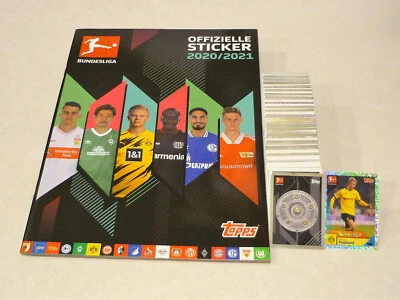 TOPPS komplett Bundesliga 2020 / 2021 - Album + alle Sticker - Erling Haaland - Bild 1 von 4