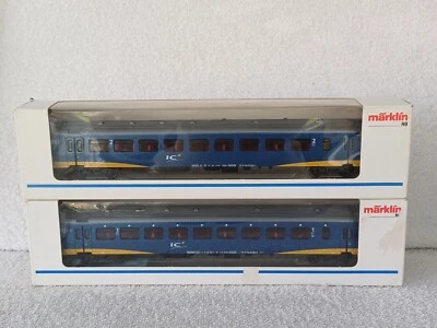 Märklin Marklin HO 42641 & 42642 NS Netherlands Intercity 1st & 2nd Class Coach - Image 1 of 4