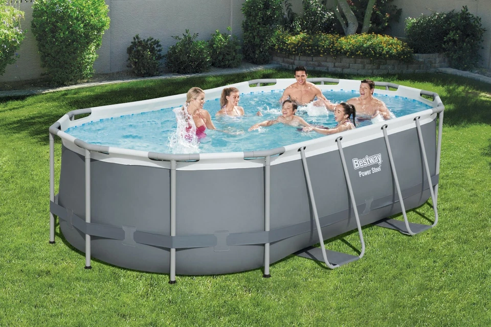 Poolfolie Bestway 427x250x100cm Pool Power Steel mit Rahmen Ersatz Swimming - Bild 3 von 4