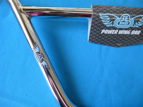 SE Racing BMX Manubrio ad ala di potenza per bicicletta in cromo - Nuovo - Foto 7 di 7