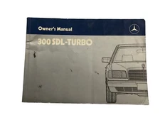 Mercedes 300-SDL 1986 OEM Owner's Manual Hand-Book Service Guide Maintenance DIY