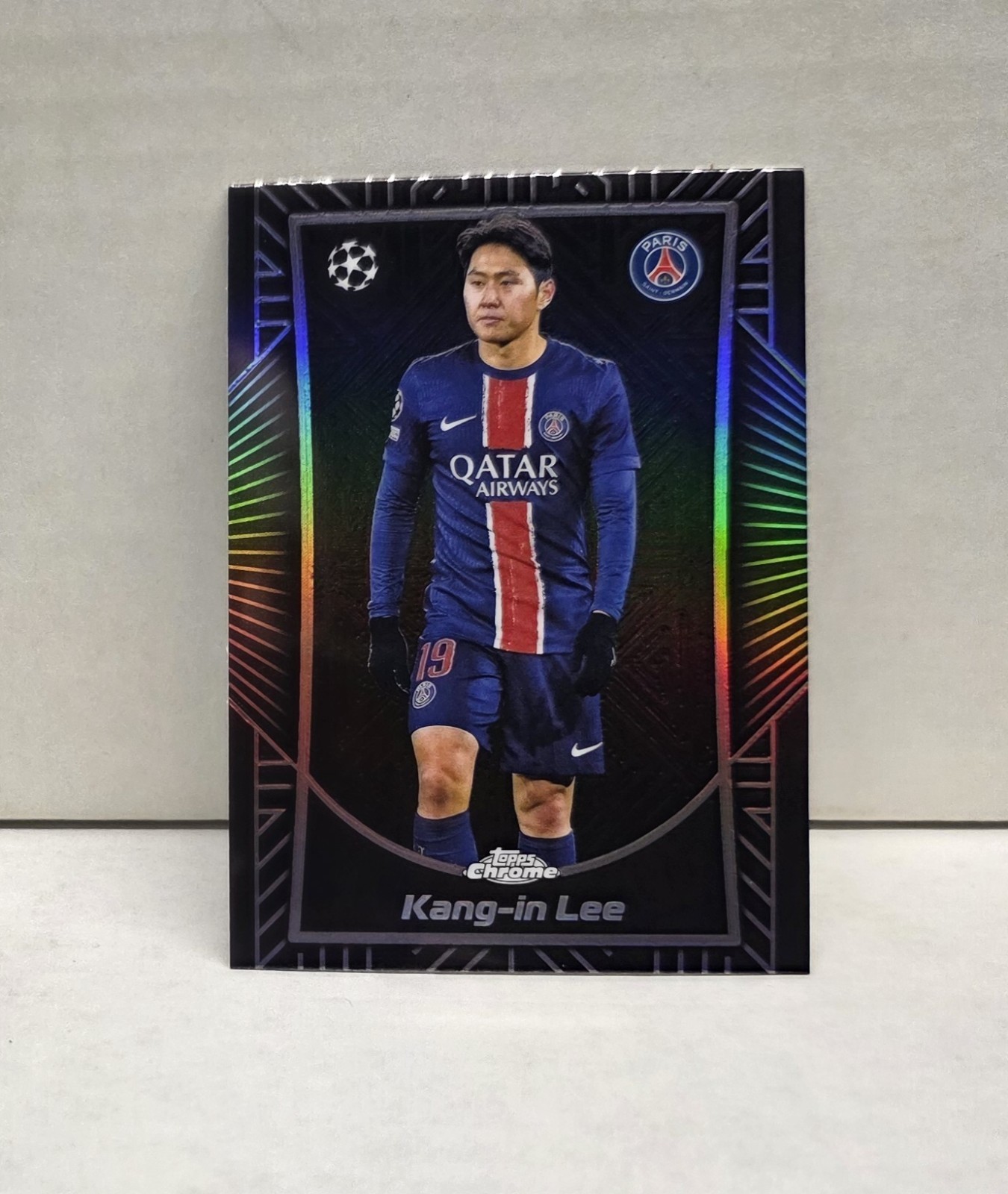 KANG-IN LEE 2024-25 Topps Chrome UEFA ~ Shadow Etch #SE-7 ~ Case Hit