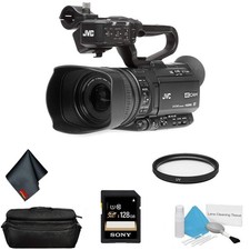 JVC GY-HM250 UHD 4K Streaming Professional Video Camcorder Bundle 