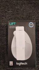 Logitech Lift Wireless Vertical Mouse - Pale Gray - USED - K5