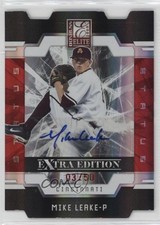 2009 Donruss Elite Extra Edition Status Signatures 3/50 Mike Leake #10 Auto fm0