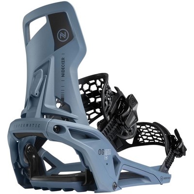 Nidecker OG Supermatic Snowboard-Bindung Heckeinsteiger Dual Entry Atlantic NEU