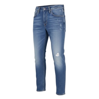 TAKESHY KUROSAWA TK 72 Men Jeans W32 Blue Paint Slim Distres Non-Stretch Fit I