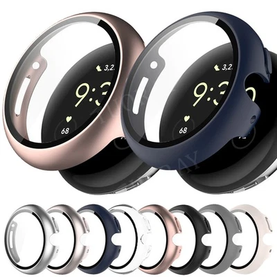 Für Google Pixel Watch 3 41MM 45MM PC Schutz Hülle mit Schutzglas Display Case - Bild 1 von 4