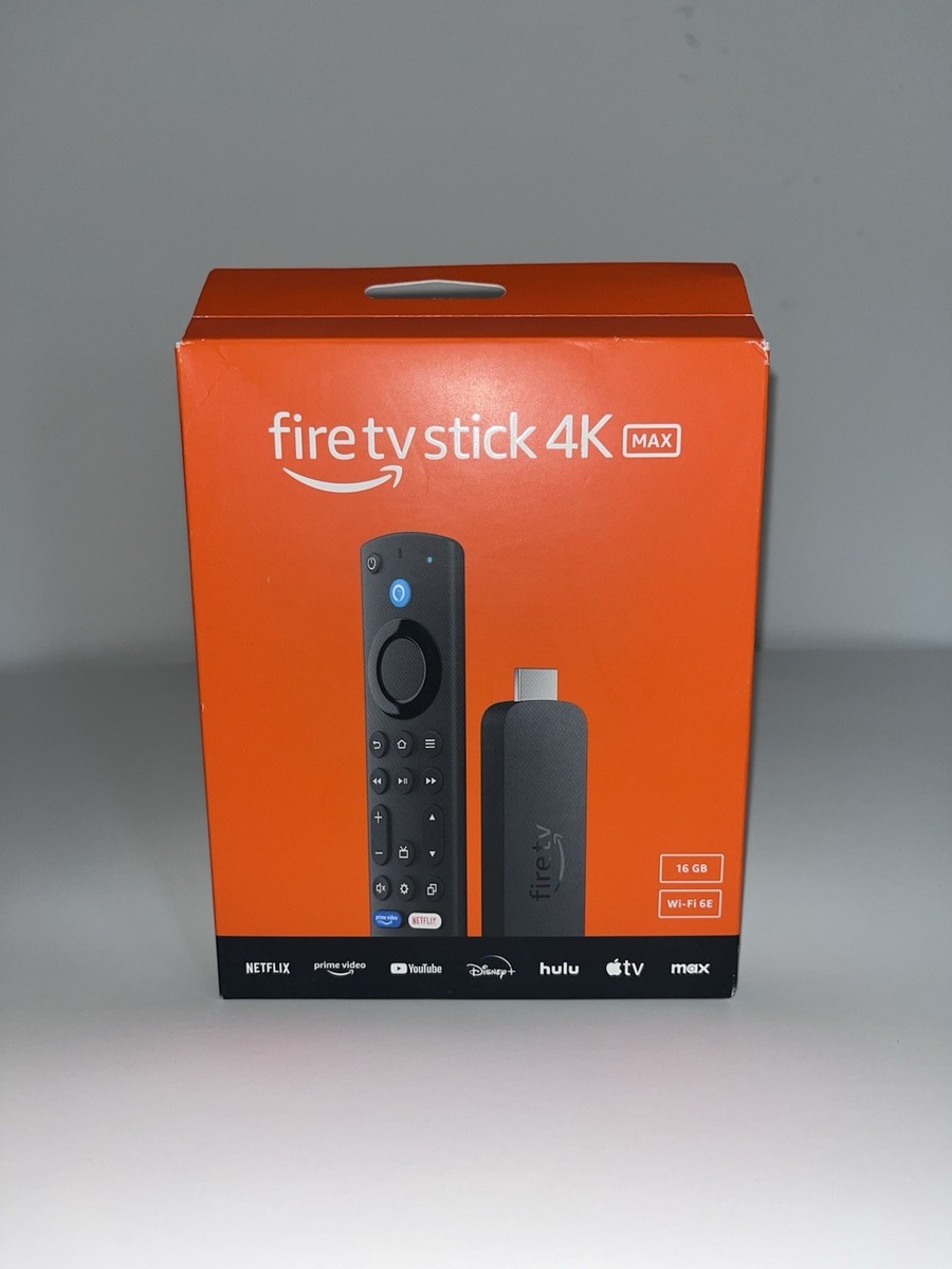 NEW Amazon Fire TV Stick 4K MAX, Wi-Fi 6E, 2.0 GHz, 16GB/Alexa