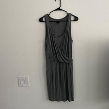 Banana Republic Sleeveless Dress Women's MD Grey Casual Stretch