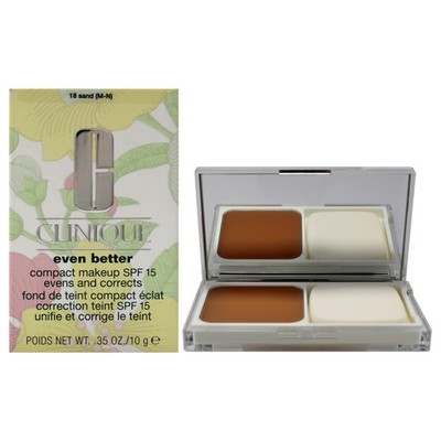 Even Better Compact Makeup SPF 15 - 18 Sand (M-N) by Clinique for Women - 0.35