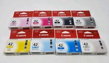 Genuine Canon CLI-42 (8 Colors BK, GY, LGY, C, PC, M, PM, Y) for PIXMA Pro-100