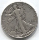 1939-D- WALKING LIBERTY HALF DOLLAR - 90% SILVER -LOT # 228