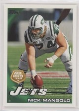 2010 Topps All Pro Team Nick Mangold #372 2u3