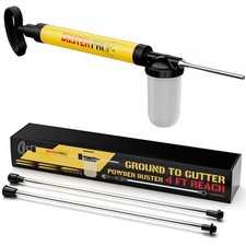 Relime Diatomaceous Earth Powder Duster Adjustable Upto 4 FT, Yellow