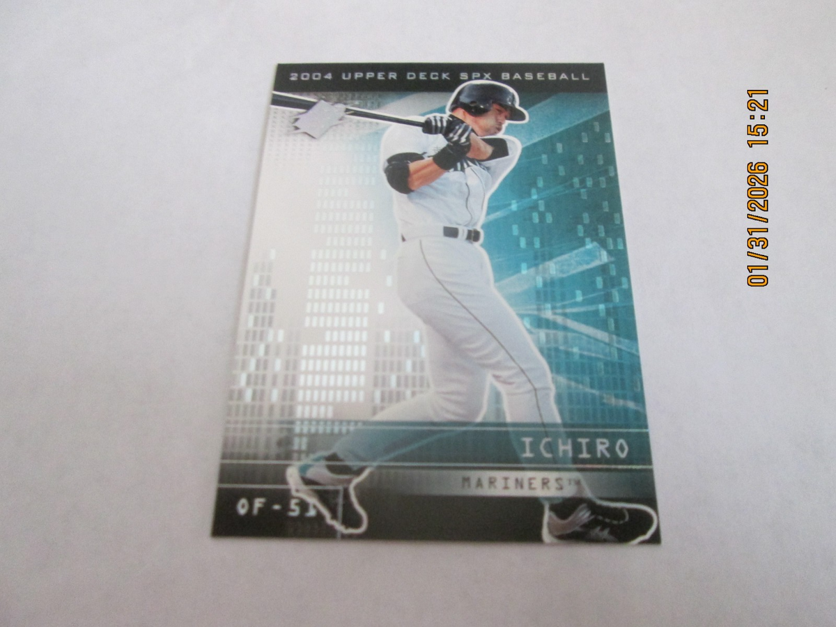 ICHIRO MARINERS 2004 UPPER DECK SPX BASEBALL CARD #41 FREE