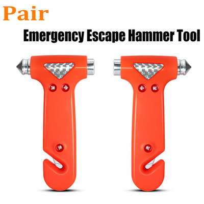 2pc 2in1 Emergency Glass Breaker / Window Hammer Compact US Stock For Lexus