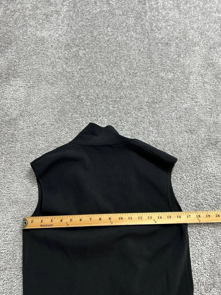 Vestido Esmoquin Reiss Milena Mujer Grande Negro Sin Mangas Tejido Doble Pecho Foto 3 de 4