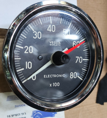 Electronic Tachometer VEGLIA BORLETTI # 3551/1, COUNTER 0-8000 RPM